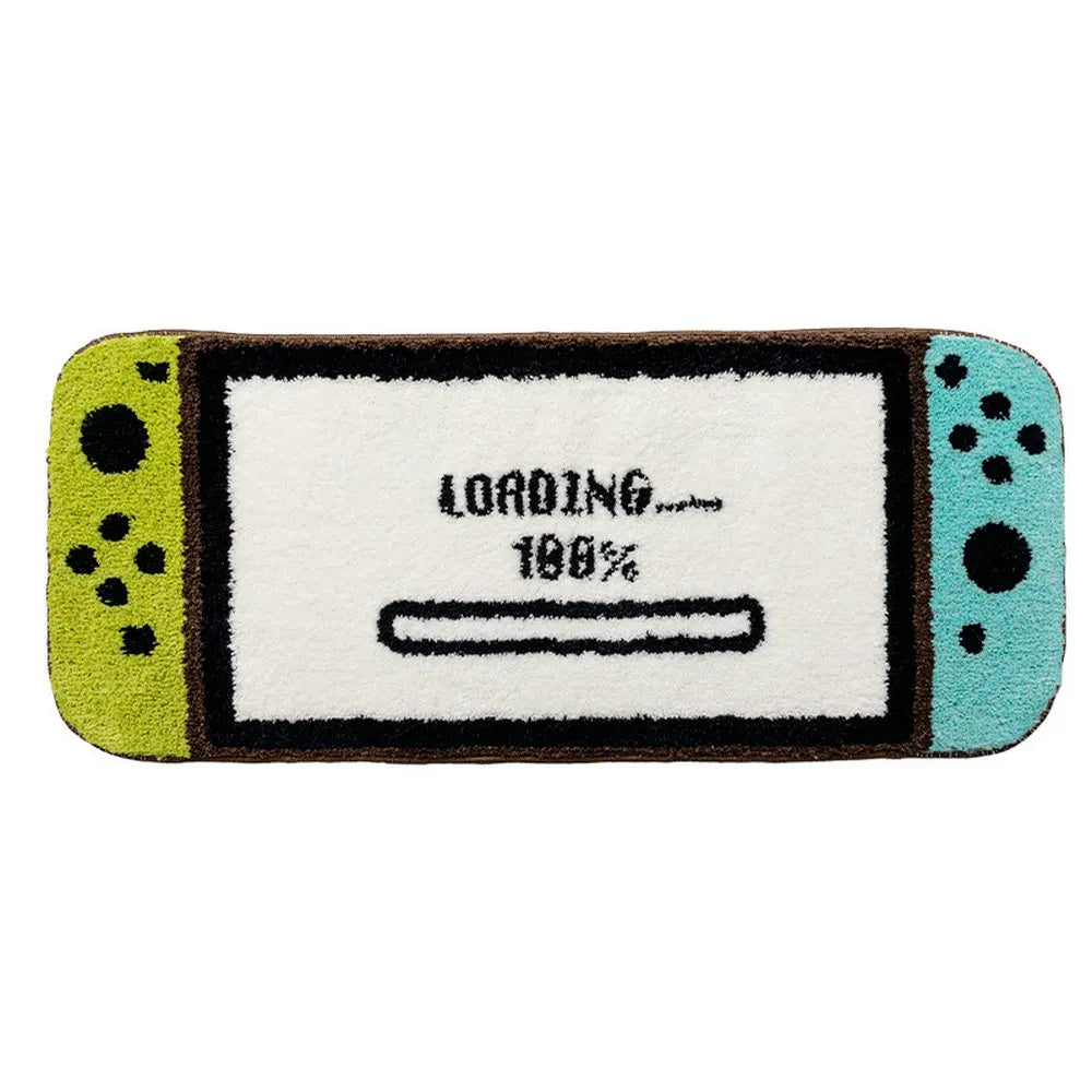 Cartoon Games Console Tufted Rug Funny Children Bedroom Decor Rug Living Room Floor Mat Anti Slip Aesthetic 3D Gamepad Foot Pad