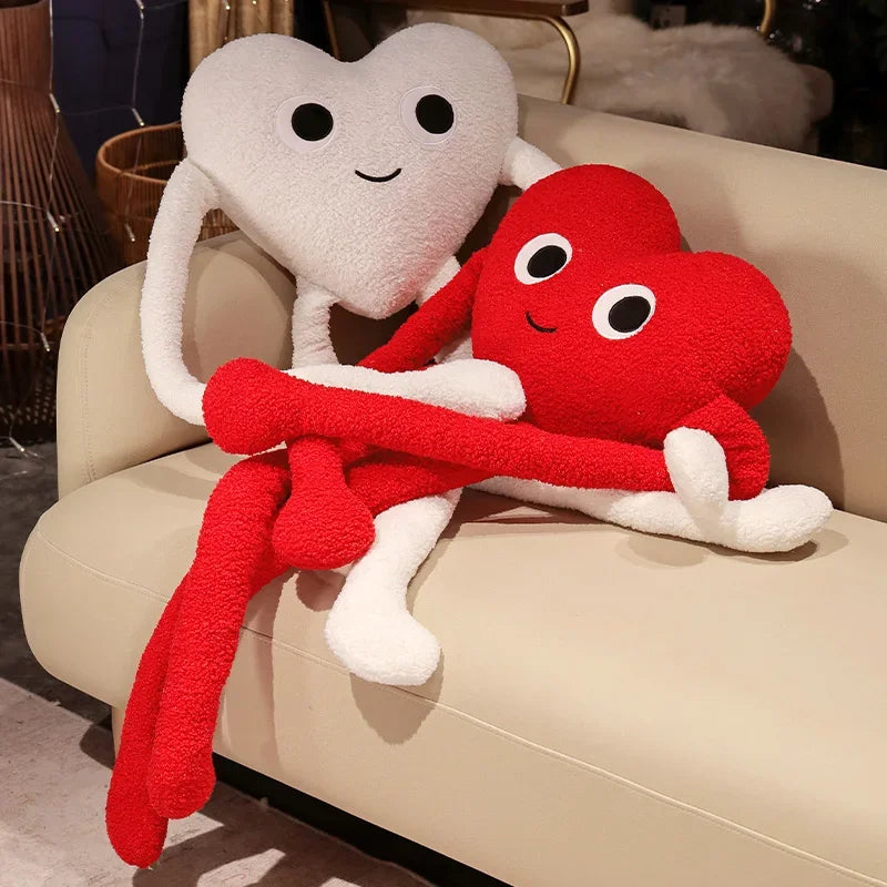 Long Legs Love Heart Pillow